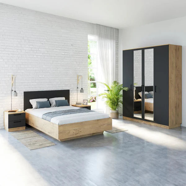 Bedroom Set 5 pieces Multi Size-Colored Alf04