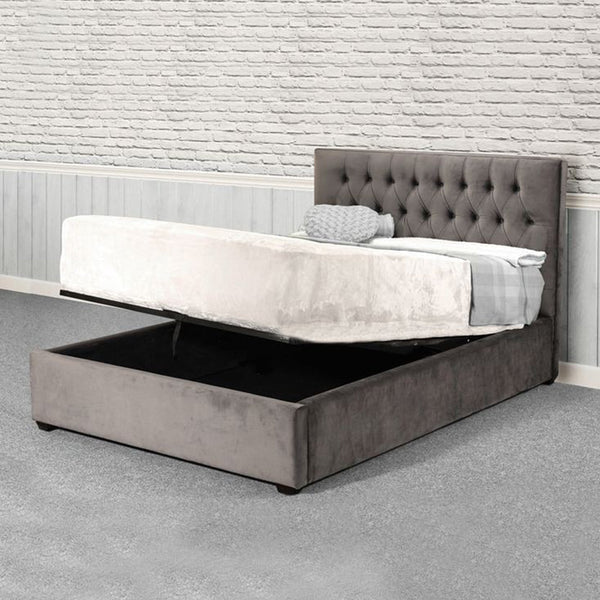Bed with storage Mechanism multi Size - Color - WK10