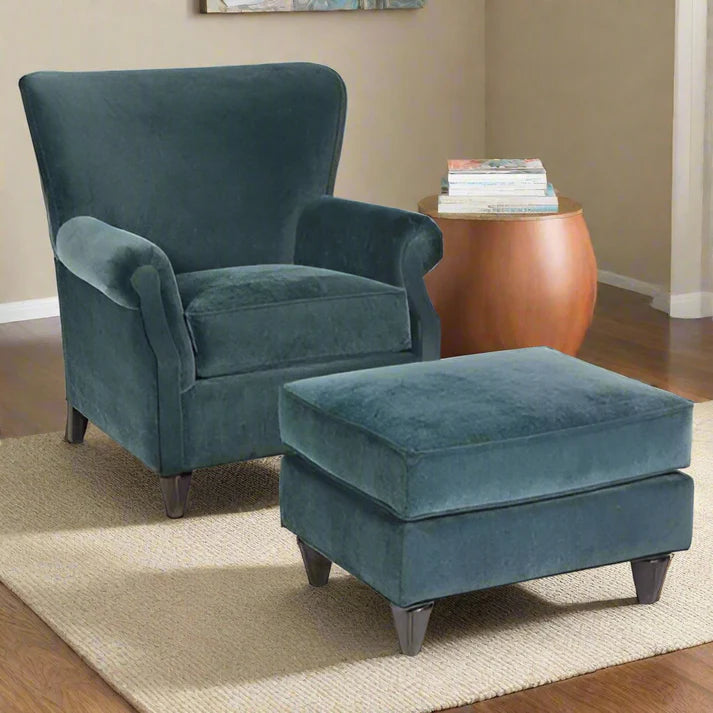 Chair and pouf - chair 75 x 75 cm - pouf 50 x 60 cm - FD188