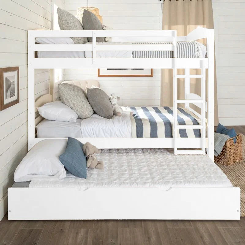 Triple Bed, Natural Wood, 120 x 200 cm - SHR254