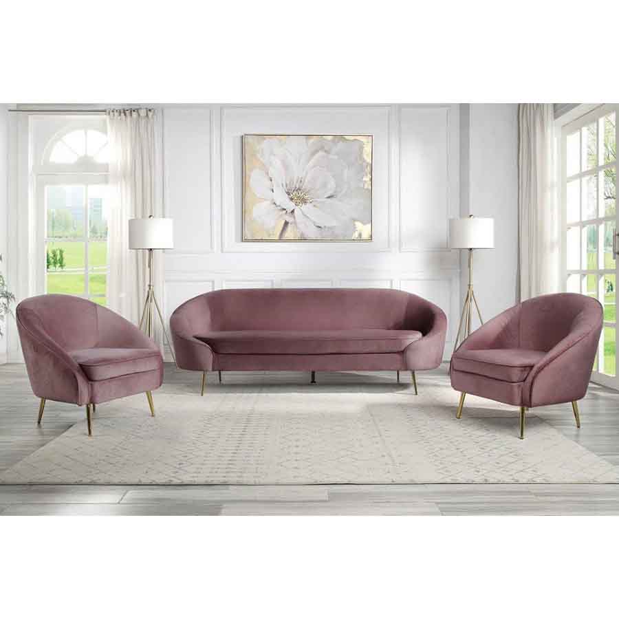 Beech wood sofa set - 3 pieces - QM31