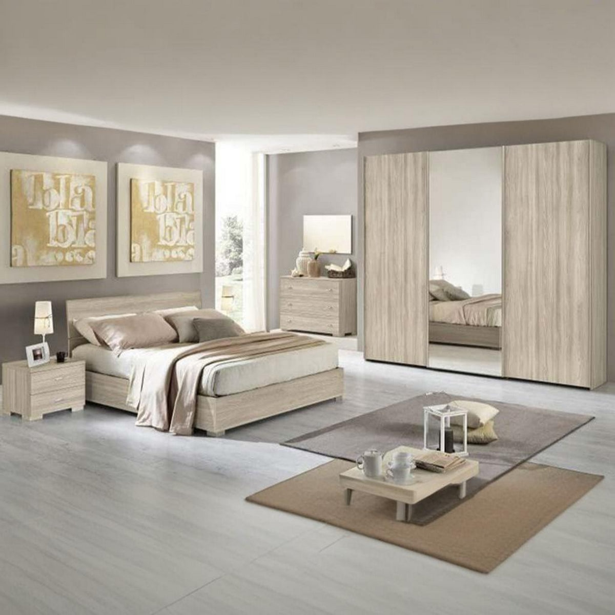 Bedroom Set Multi- Picescs - Color - Size - BDS005