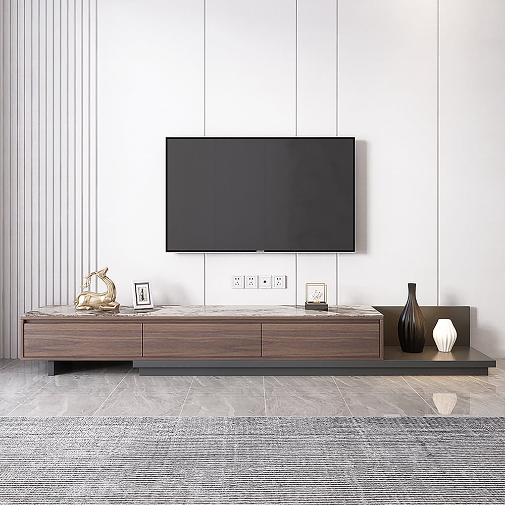 وحدة تلفزيون خشب إم دي إف - 200 × 40 × 35 من بان هومز