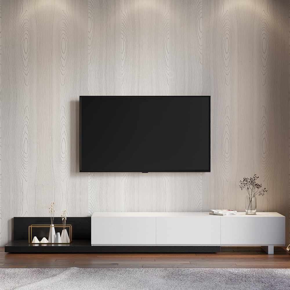 وحدة تلفزيون خشب إم دي إف - 200 × 40 × 32