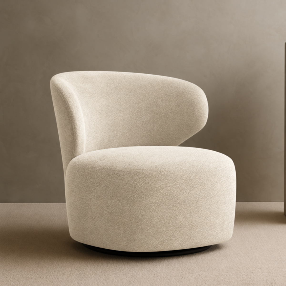 Armchair-13 - أوف وايت