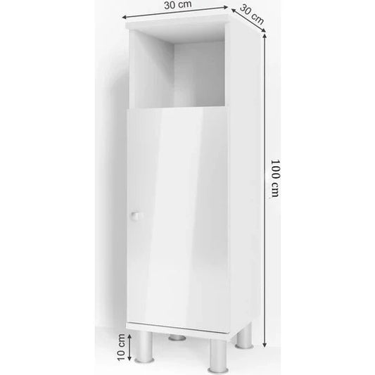 Bathroom Storage Unit 100x30cm