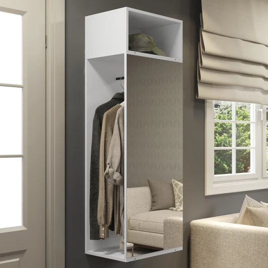 Bathroom Storage Unit with Mirror 120x50cm