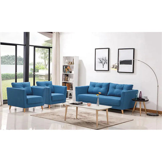 Beech wood sofa set - 3 pieces - SF133