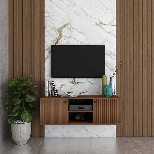 وحدة تلفزيون خشب إم دي إف - 120 × 40 × 40 من بان هومز