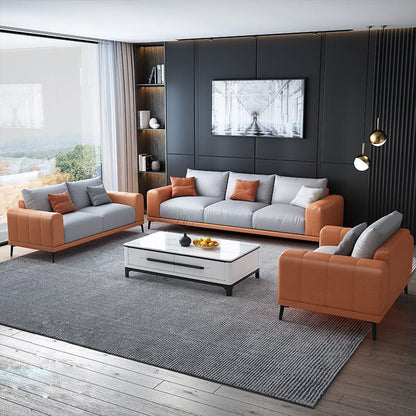 Beech wood sofa set - 3 pieces - DCO308