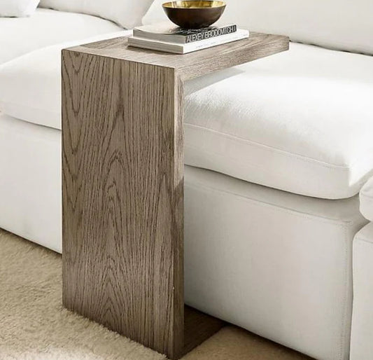 Sofa Side Table - Natural Wood 50 x 30 cm - SHR7