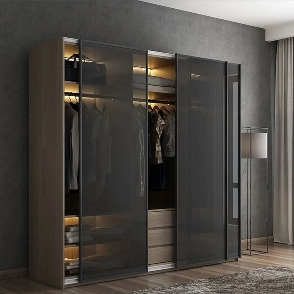 دريسنج خشب أم دي أف - ميلامين 220 × 240 × 60 سم من بان هومز