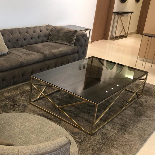 Coffee table 80x100cm Steel Multi-Colored CTS-84