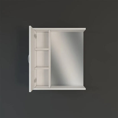 Bathroom Storage Unit with Mirrors 70x60cm