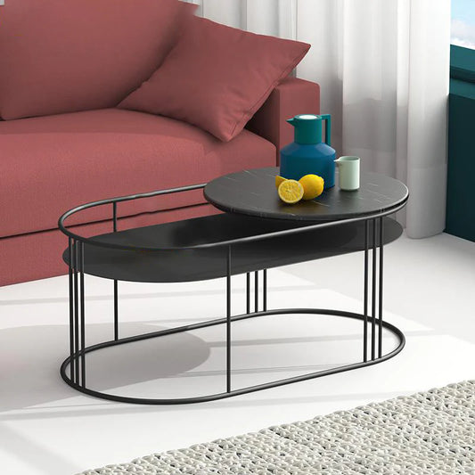 Coffee table 50 x 100 cm Multi-Colored CTS-93