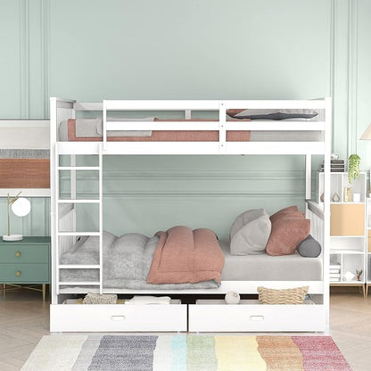 Bunk Bed, Natural Wood, 120 x 200 cm - SHR253