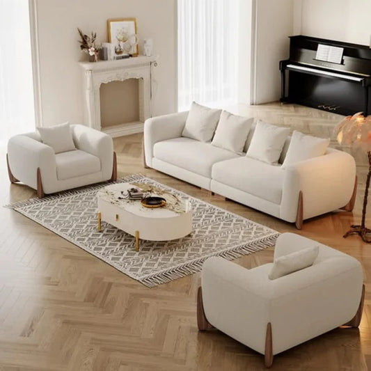 Beech wood sofa set - 3 pieces - SF224
