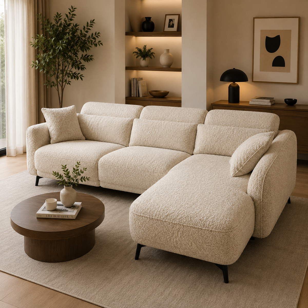 ركنة خشب زان- 250 × 180 × 85 - متعددة الألوان من بان هومز