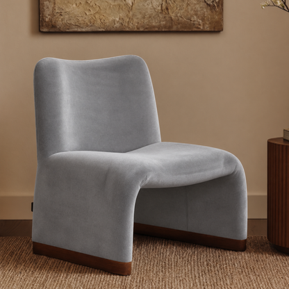Armchair-15 - رمادي فاتح