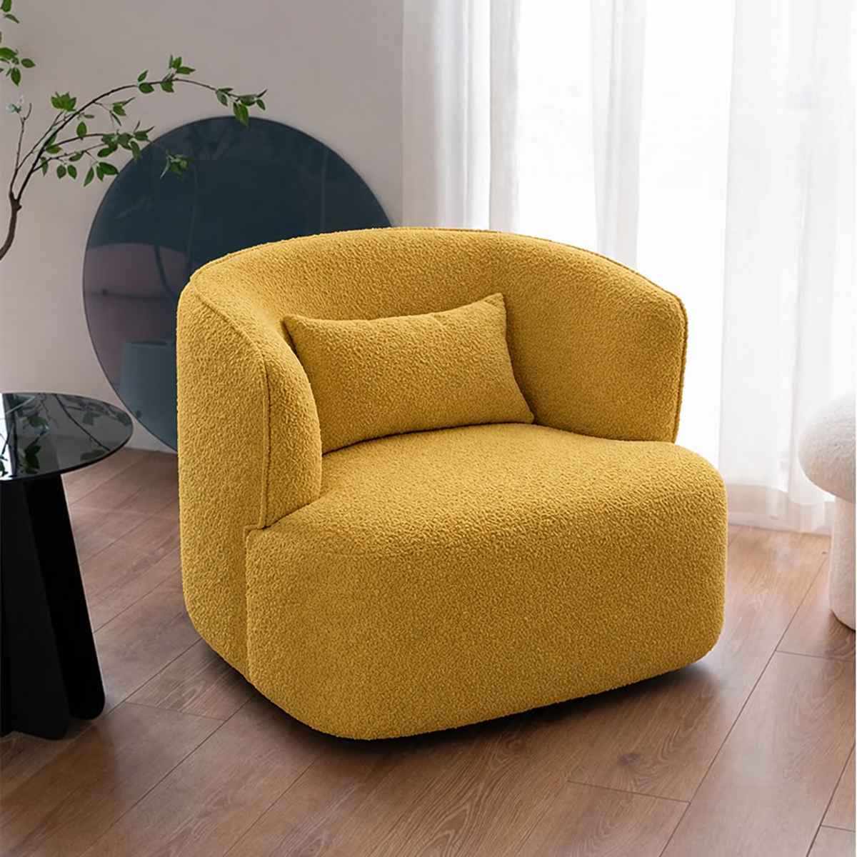 Armchair-18 - أصفر