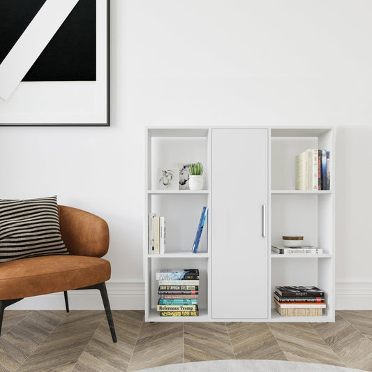 مكتبة خشب إم دي إف بطبقة ميلامين - 100 × 24 × 100