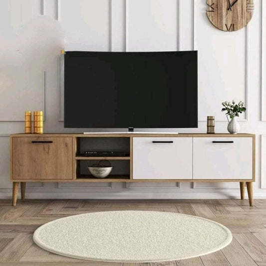 وحدة تلفزيون خشب إم دي إف - 180 × 30 × 50