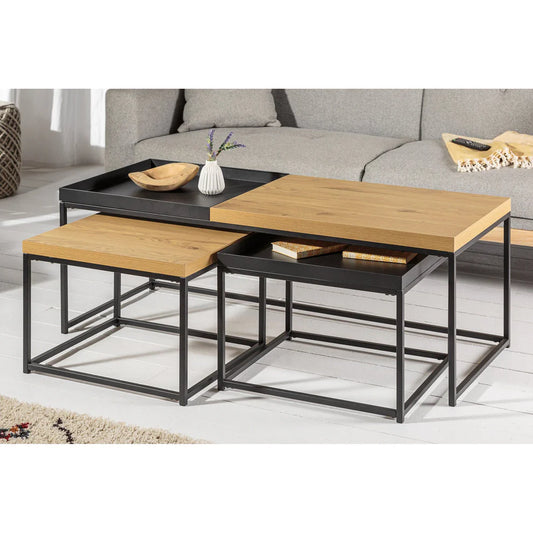 Coffee table 50 x 100 cm Multi-Colored CTS-40