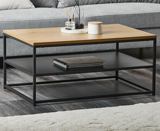 Coffee table 120 x 42 cm Multi-Colored CTS-97