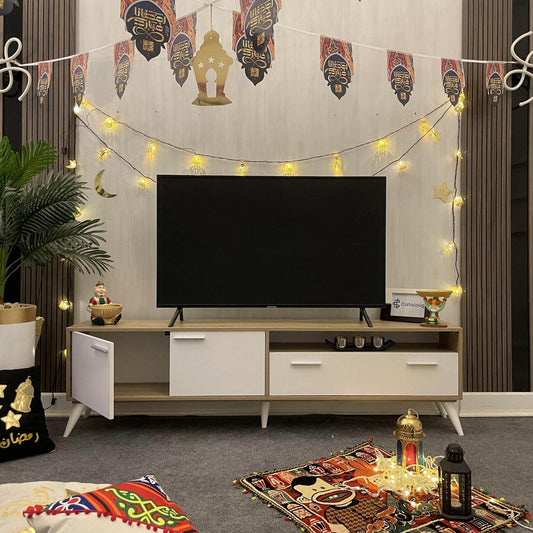وحدة تلفزيون خشب إم دي إف - 180 × 30 × 47