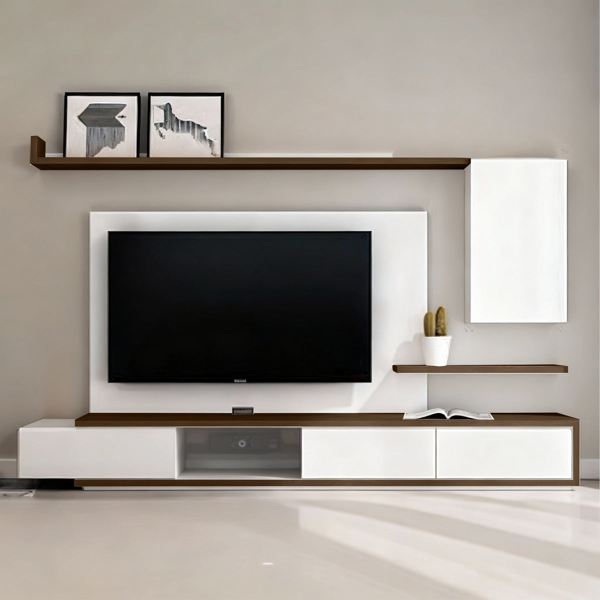 وحدة تلفزيون خشب إم دي إف - 200 × 30 × 35 من بان هومز