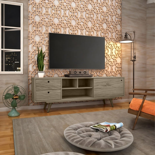 وحدة تلفزيون خشب إم دي إف - 160 × 30 × 55