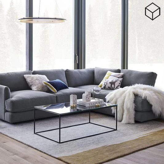Coffee Table 45 x 120 cm Multi-Colored CTS-92