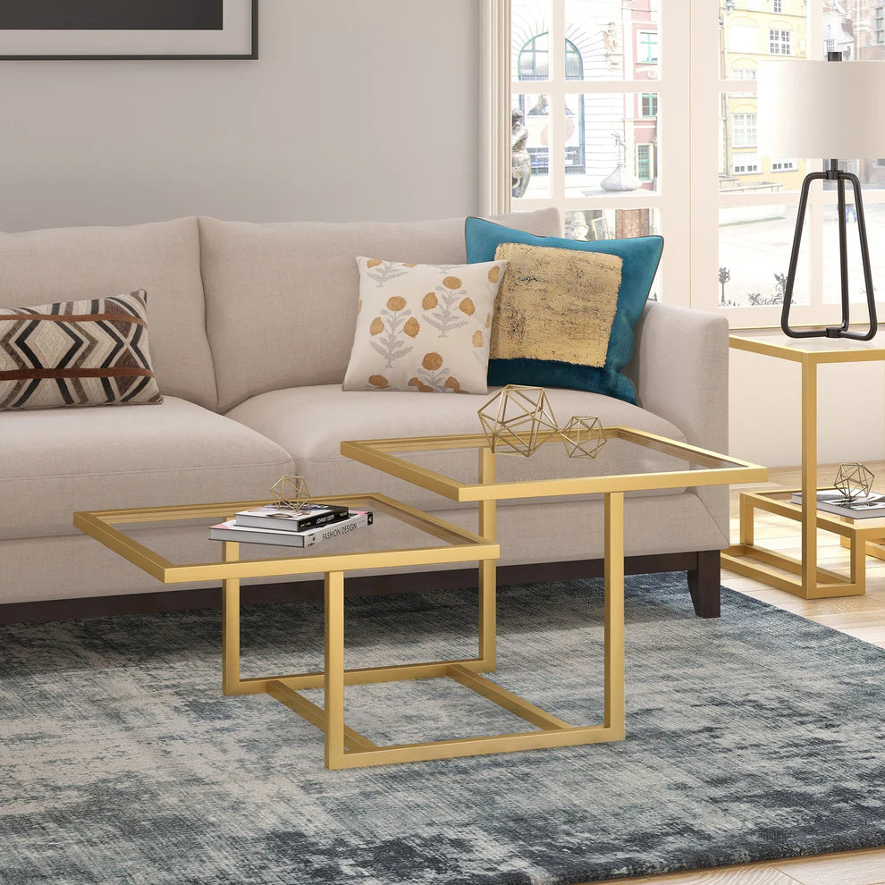 Coffee Table 50 x 60 cm Multi-Colored CTS-87
