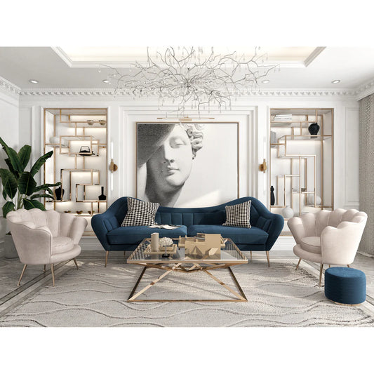 Beech wood sofa set - 4 pieces - SF109