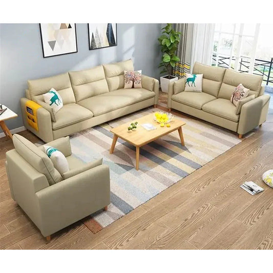 Beech wood sofa set - 3 pieces-SF40