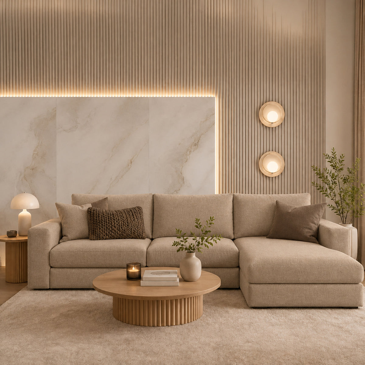 ركنة خشب زان- 250 × 170 × 85 - متعددة الألوان