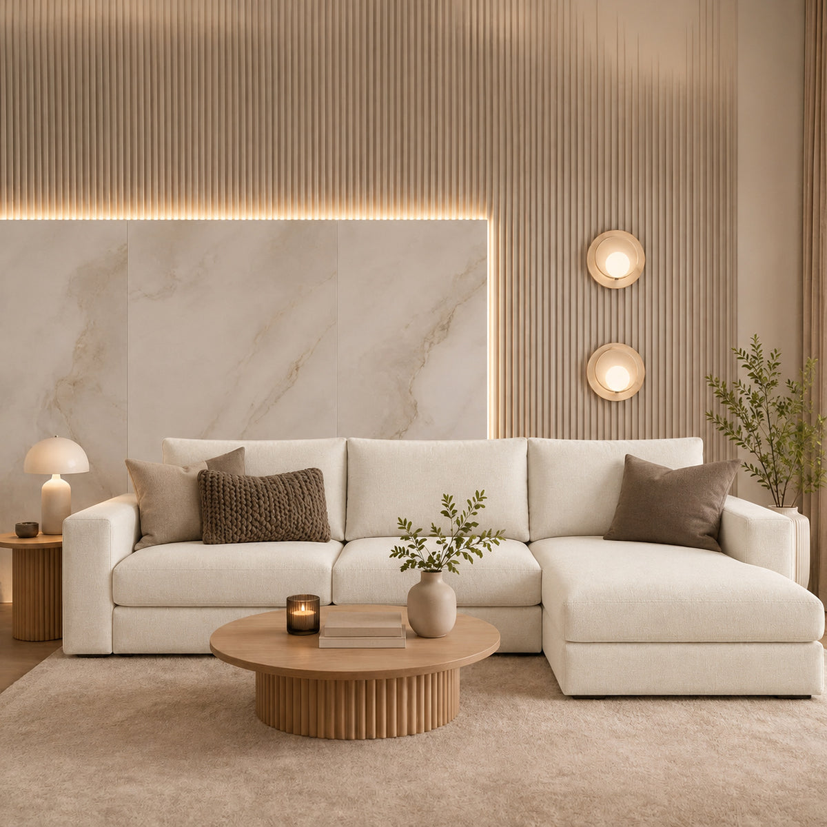 ركنة خشب زان- 250 × 170 × 85 - متعددة الألوان