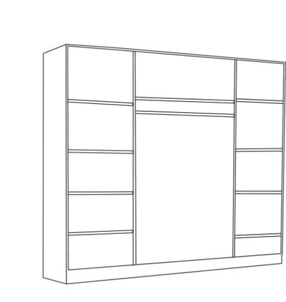 Bedroom Set Multi- Picescs - Color - Size - BDS003