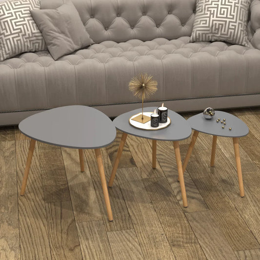 Side tables set - 3 pieces - SHAM111