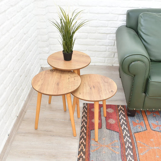 Side tables set - 3 pieces - SHAM109