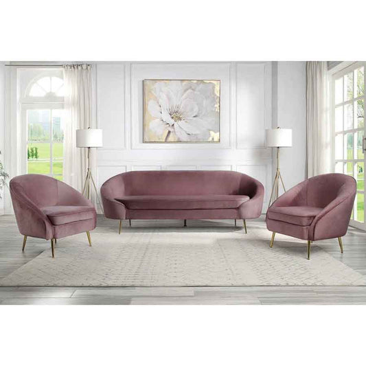 Beech wood sofa set - 3 pieces - QM31
