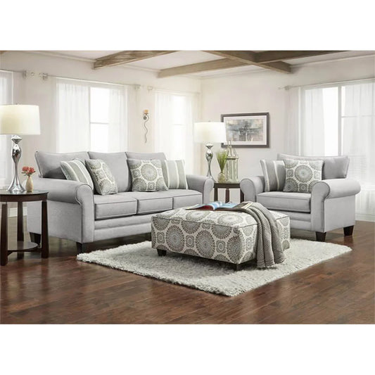 Beech wood sofa set - two pieces - QM32