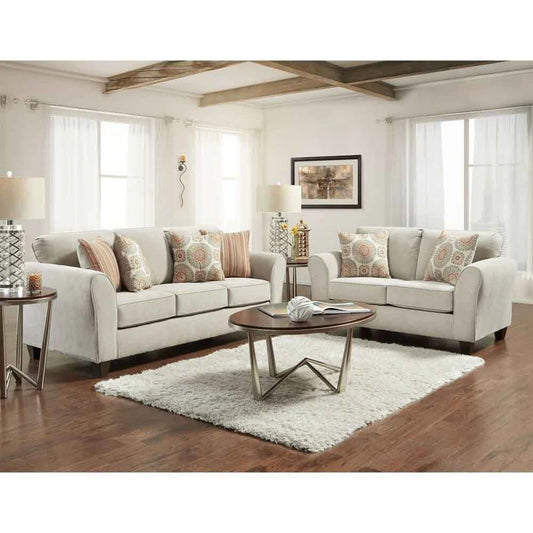 Beech wood sofa set - two pieces - QM60