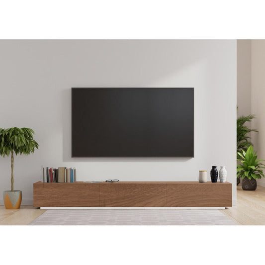 وحدة تلفزيون خشب إم دي إف - 160 × 35 × 40