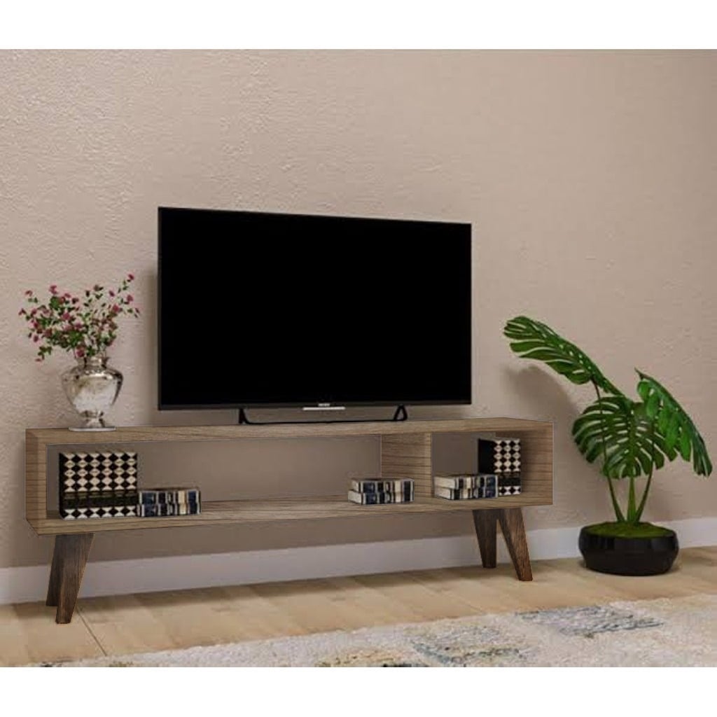 وحدة تلفزيون خشب إم دي إف - 120 × 30 × 50 من بان هومز