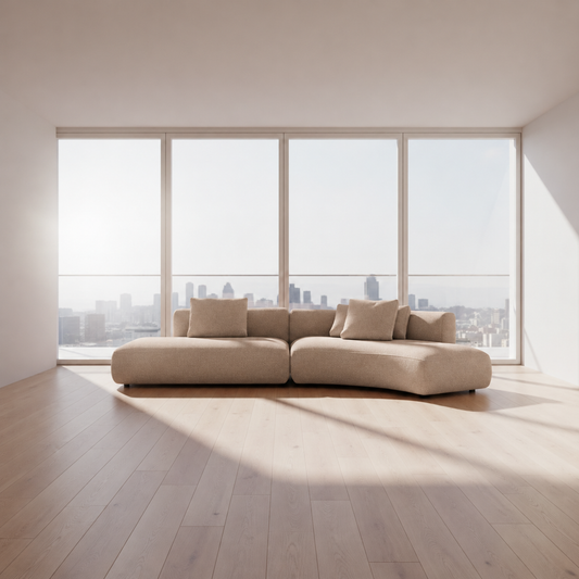 Sofa-118 - بيج