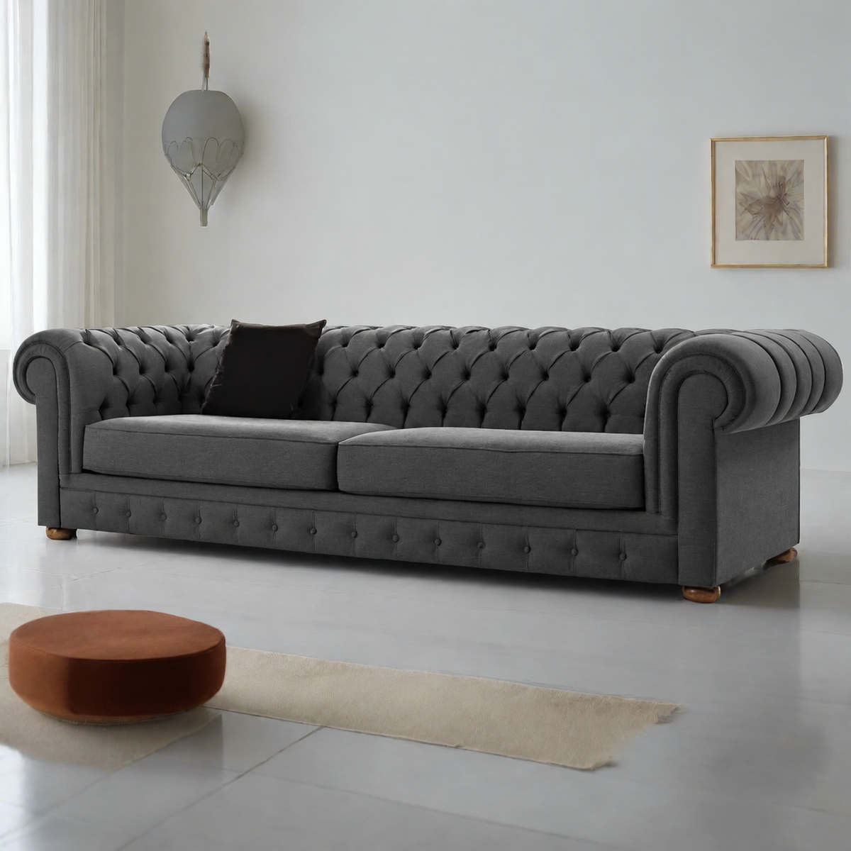 Sofa-167 - رمادي غامق