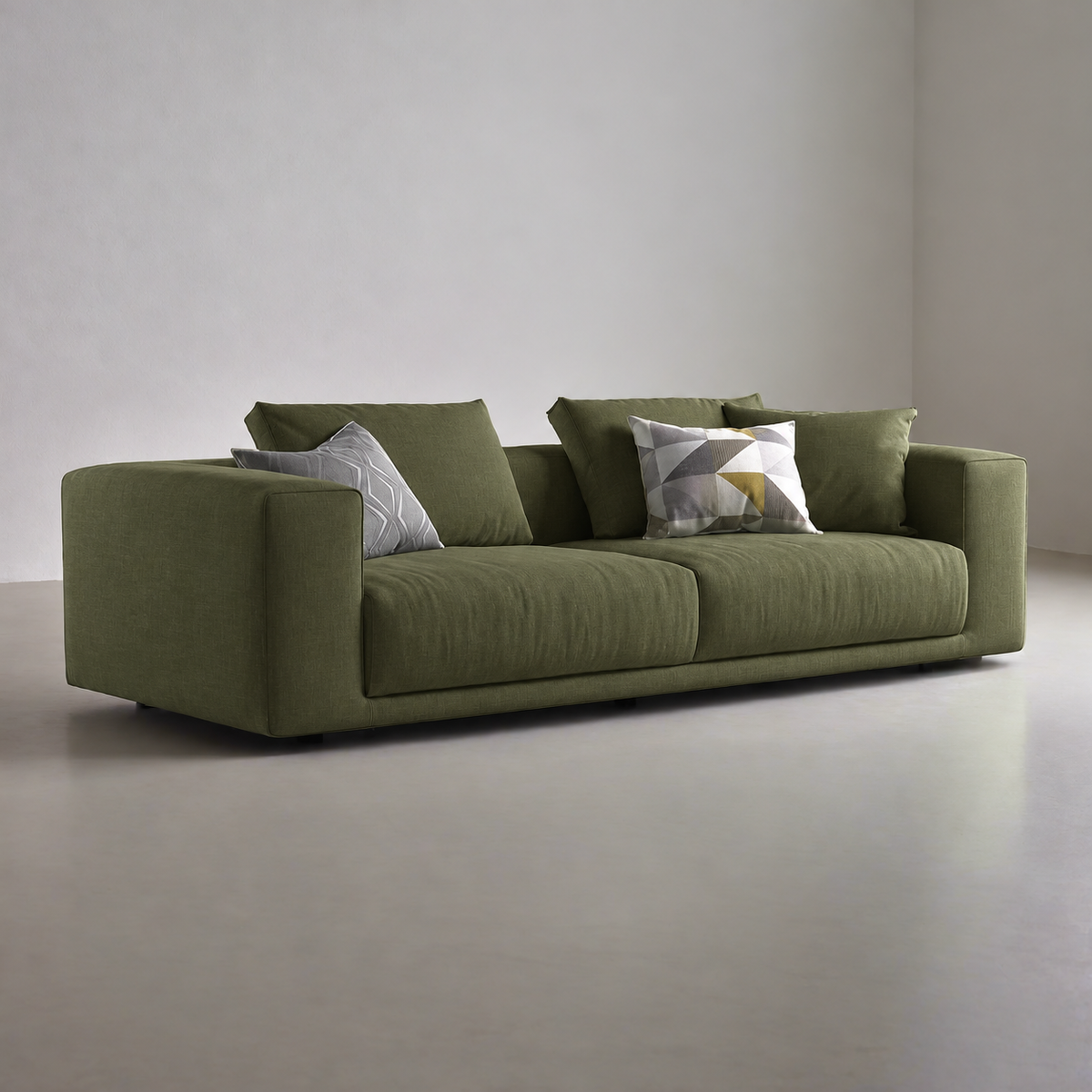 Sofa-160 - أخضر زيتي