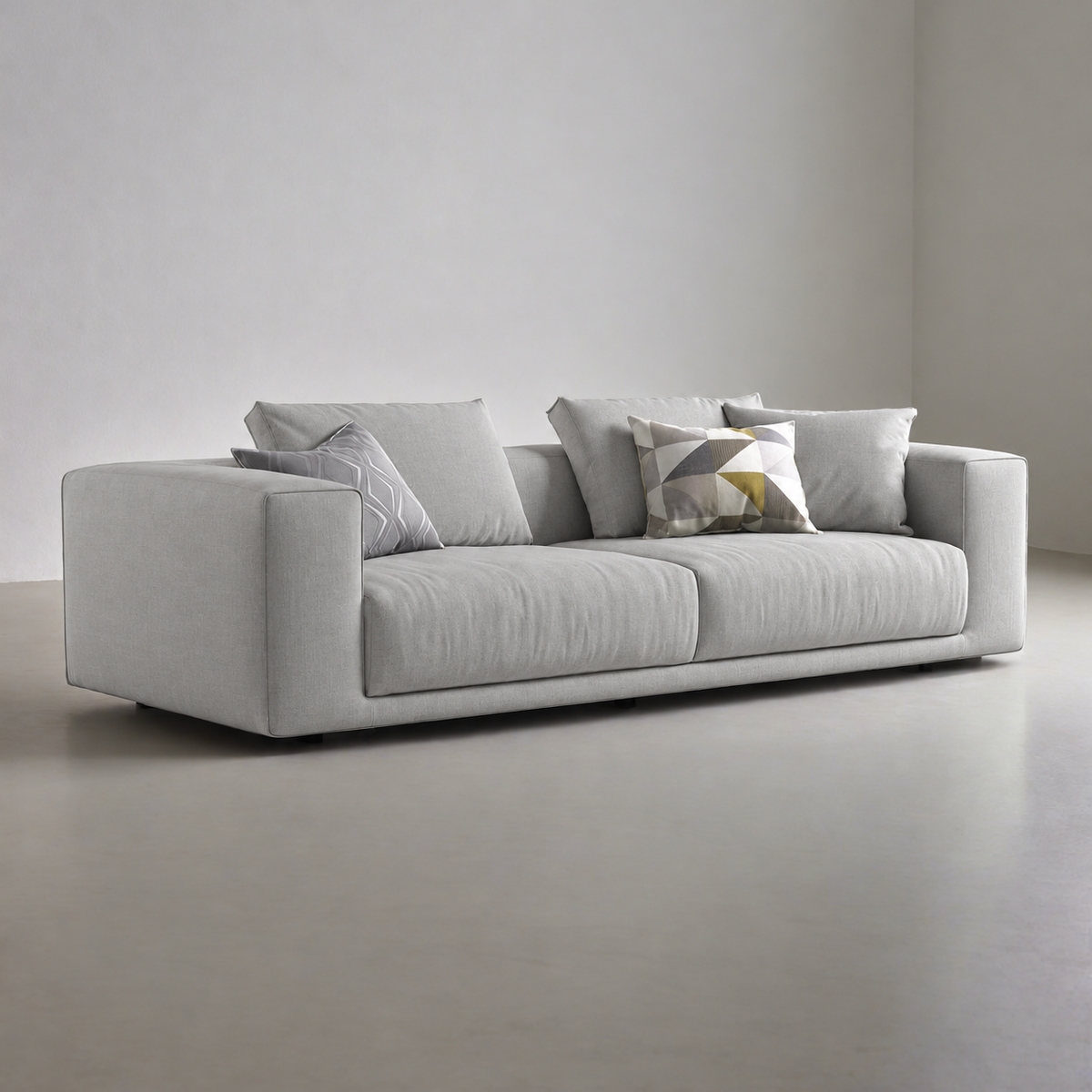 Sofa-160 - رمادي فاتح