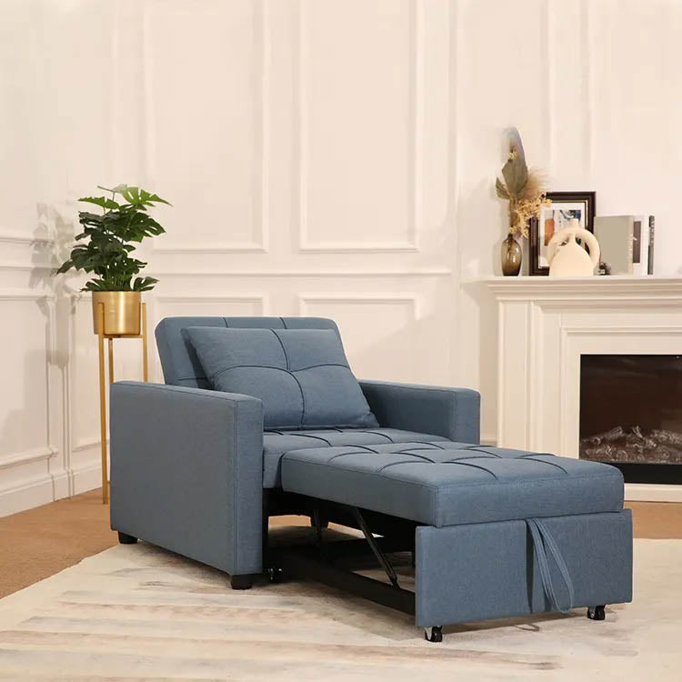 كنبة سرير - أزرق رمادي - 80 × 70 × 75 من بان هومز